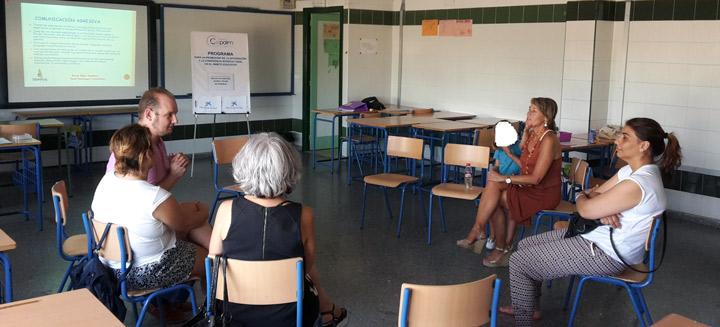 Jornada intercultural familias Fundacion Cepaim en Lepe IES El Sur de Lepe