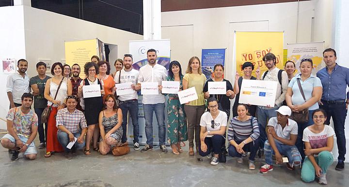 InauguraciónExpoYoSoyRefugio murcia 20J 2018 1