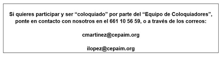 Para participar en Coloquios ICI Cartagena