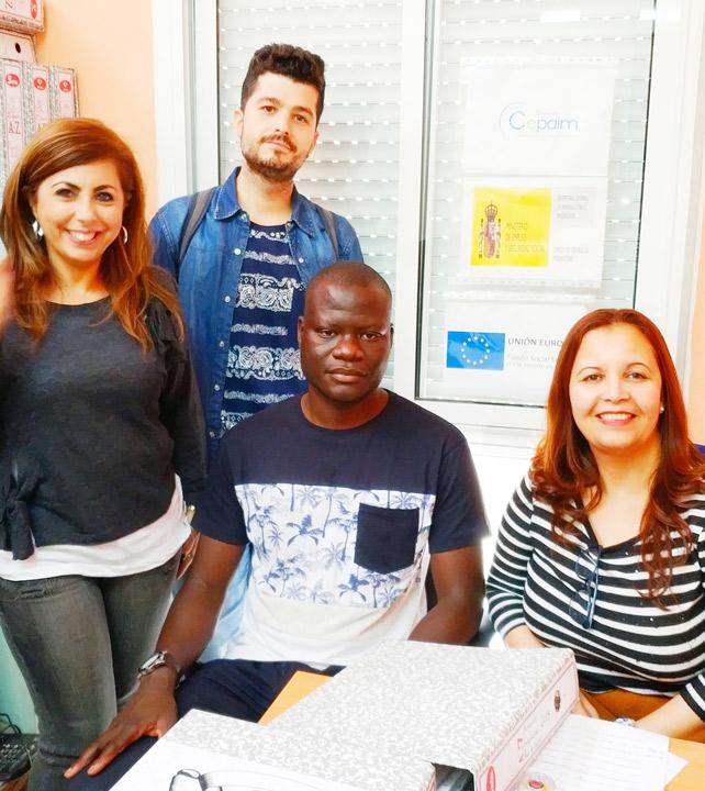Cheikh contratacióntécnico EmpleoAlmera FundaciónCepaim 2