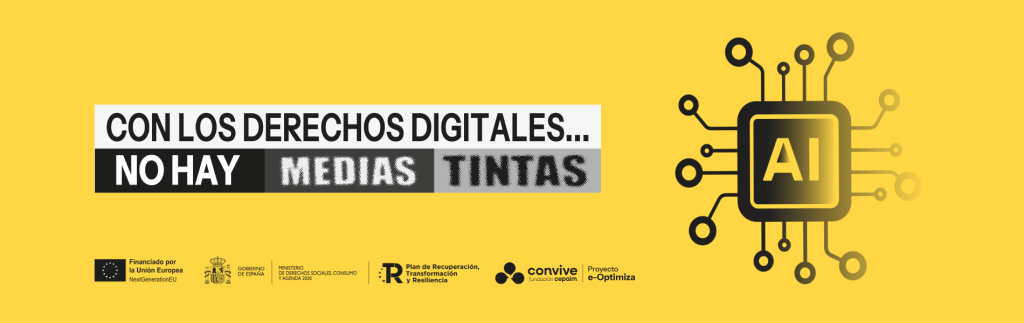 Slider web Con los Derechos Digitales no hay medias tintas