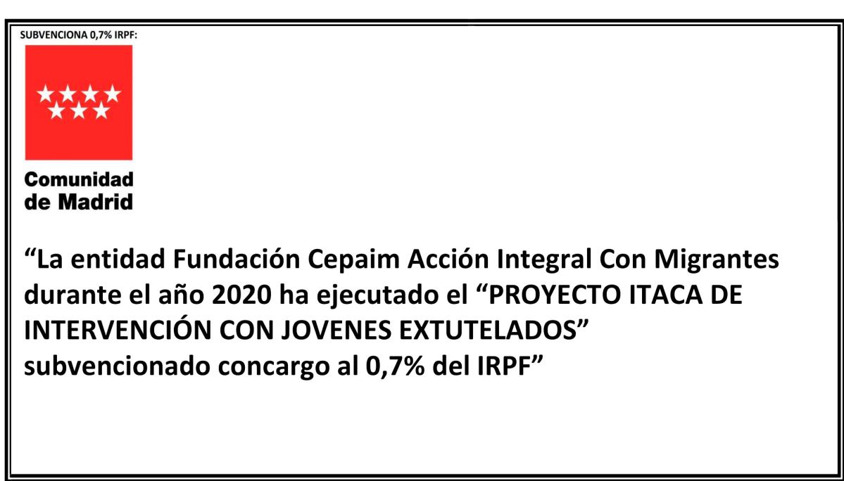 Proyecto Ítaca de Intervención con jóvenes extutelados